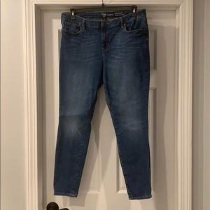 Gap jeans jegging legging high stretch 18 34